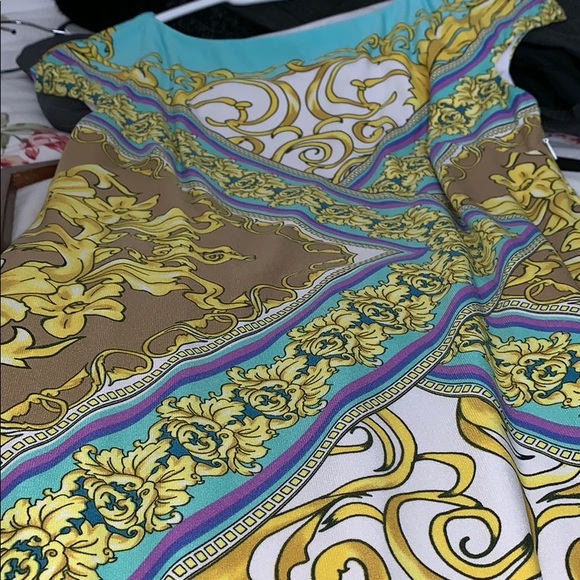 Bright and beautiful dress by Joseph Ribkoff - Picture 3 of 4